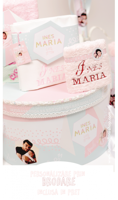 Trusou de botez personalizat cu poze personale, Album de familie 1